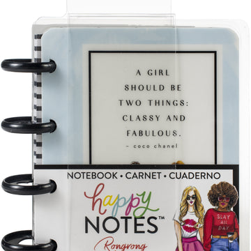Happy Planner X Rongrong Micro Memo Book W/60 Sheets - Blue Stripe