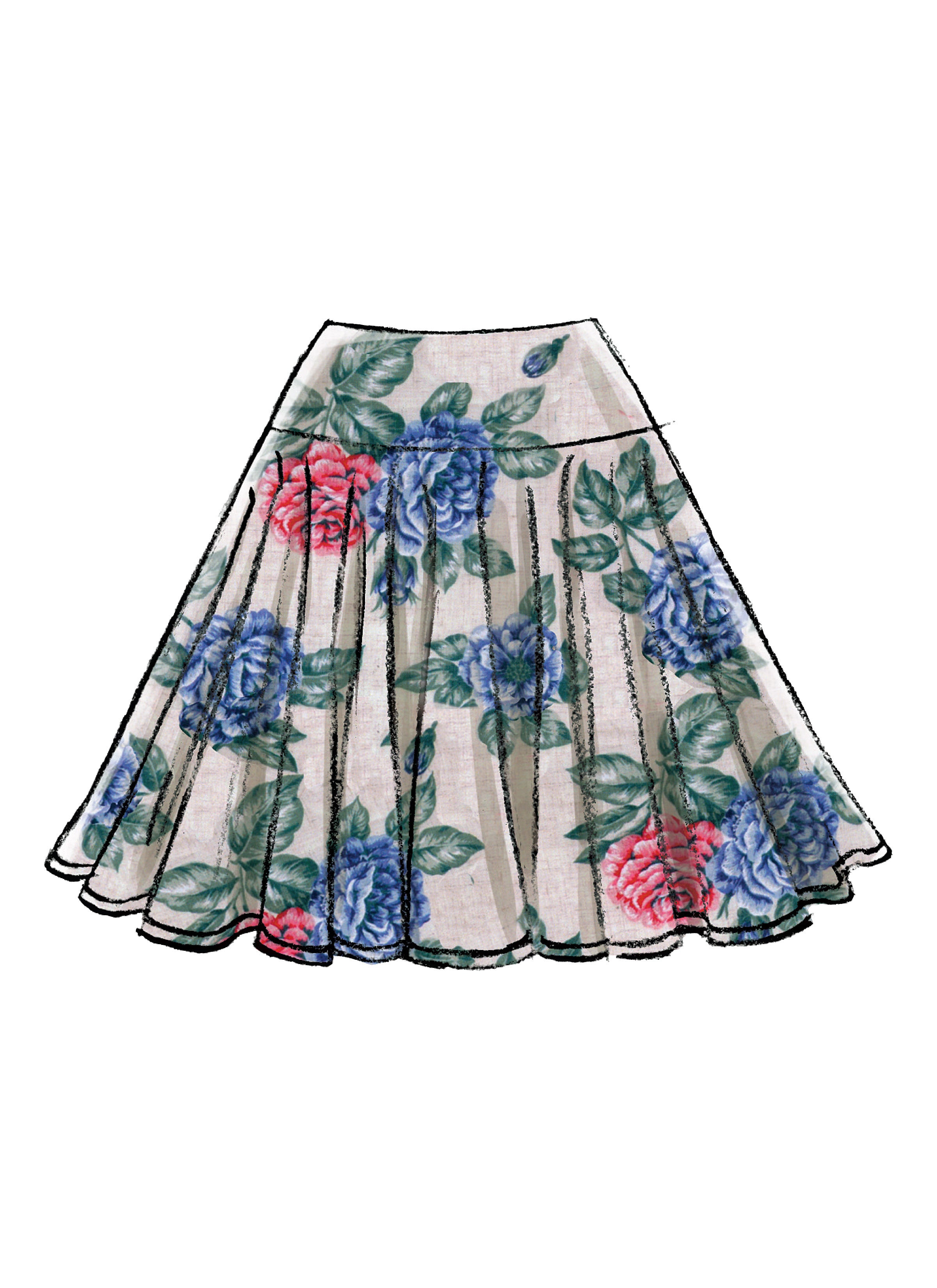McCall's Misses' Skirts M7022 - Sewing Pattern