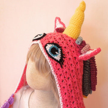Unicorn Hooded Blanket