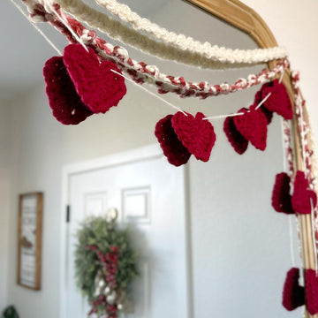 Crochet Heart Garland 089