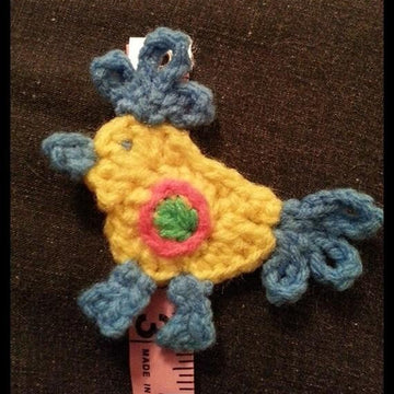 Crochet Rooster Applique Pattern For Easter & Christmas