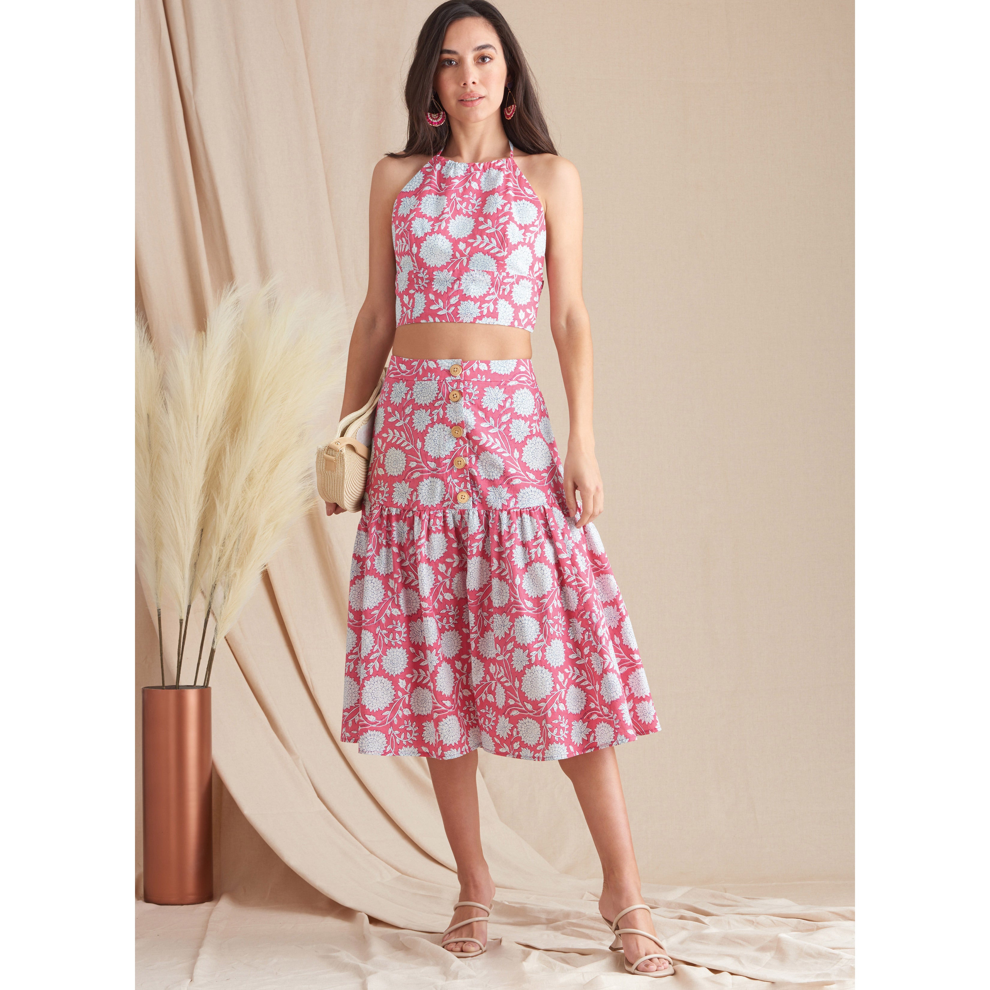 Simplicity Misses' Top and Skirts S9613 - Sewing Pattern