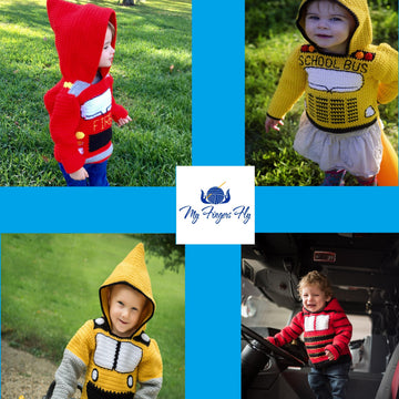 Big Rigs for Little Kids Hoodies