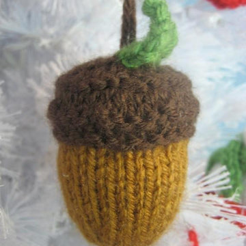 Christmas Knit Ornament Set