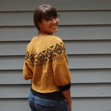 Geometric Yoke Sweater