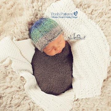 Ribbed Knit Beanie Pattern 277