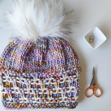 Flor de Lis Brim Beanie & Headbands