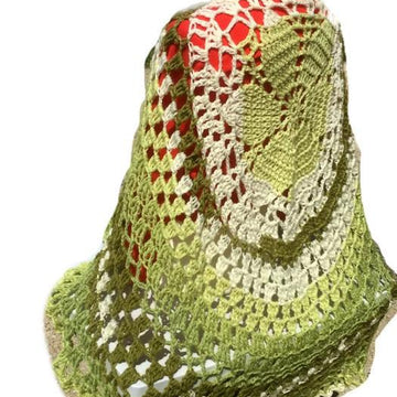 Avocado Poncho Shawl