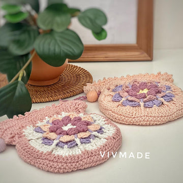 Flower Drawstring pouch