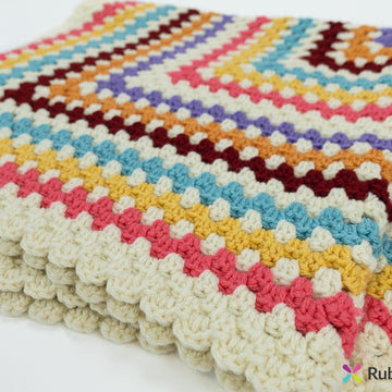 The OG Infinity Granny Square Crochet Blanket