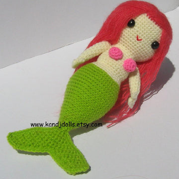 Jazzy the Mermaid - Amigurumi - Crochet Pattern