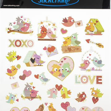 Tattoo King Sticker King Stickers - Bird Love