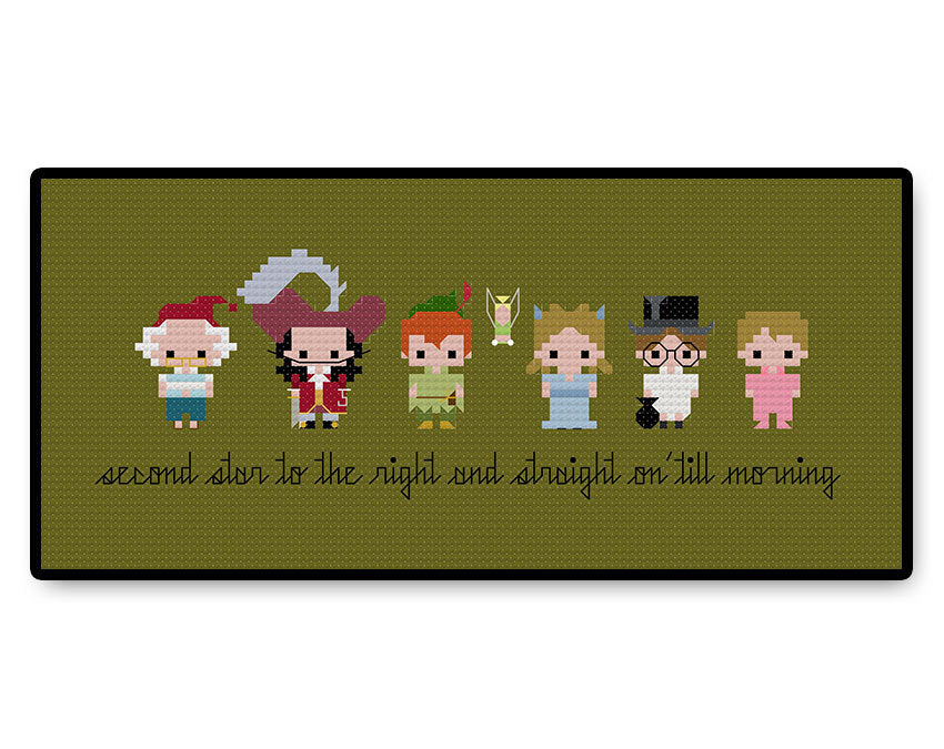 Peter Pan Bite Size - PDF Cross Stitch Pattern