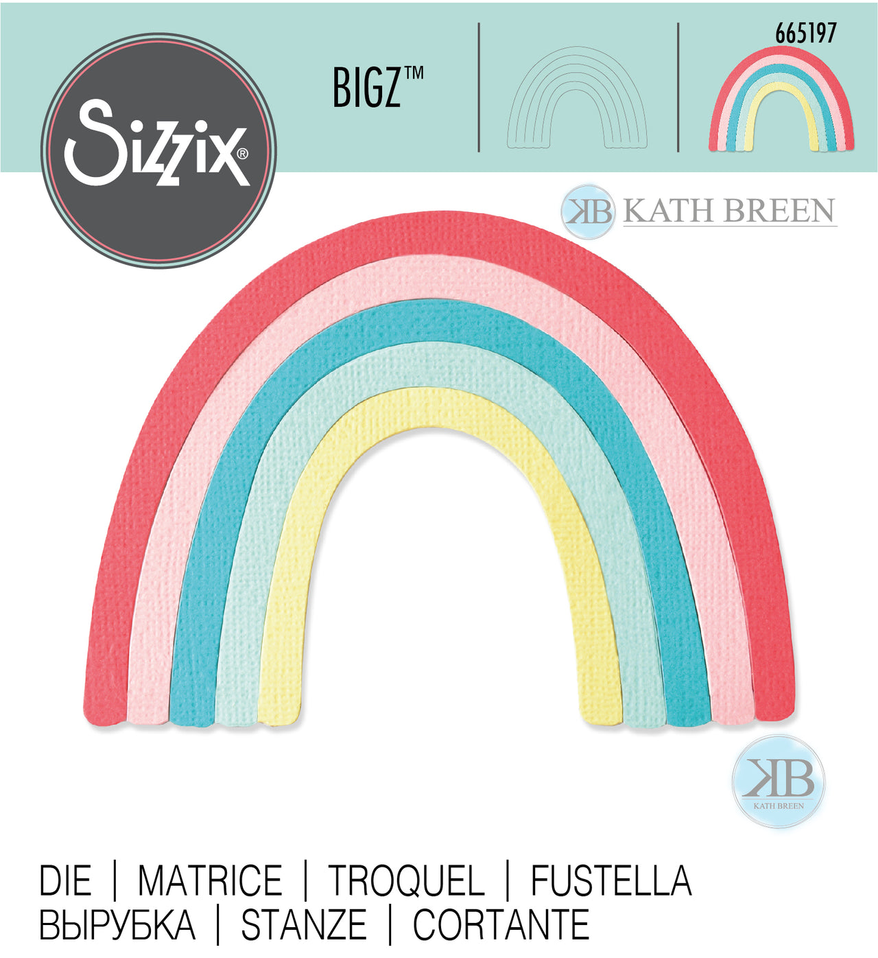 Sizzix Bigz Die - Rainbow by Kath Breen