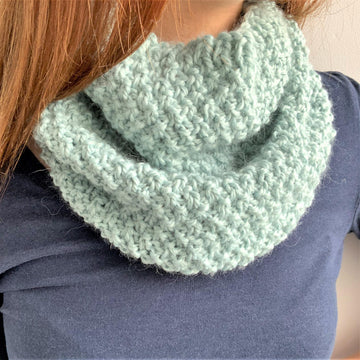 'Glacier Blue' Cowl