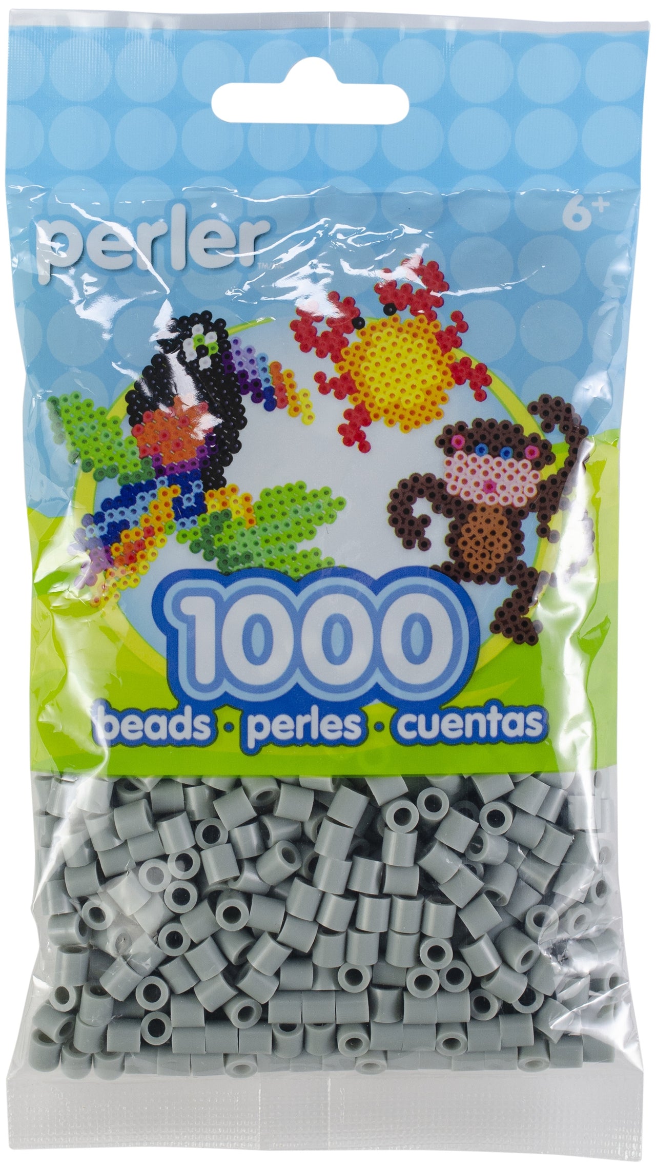 Perler Beads 1,000/Pkg - Pewter