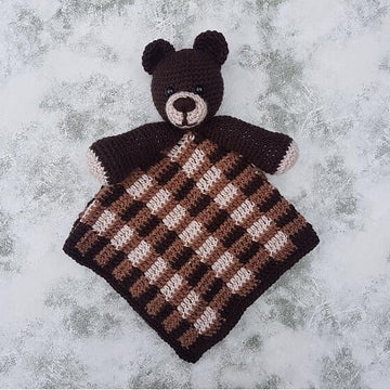 Barry The Bear Baby Lovey Security Blanket