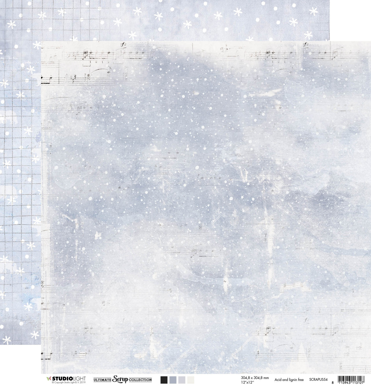 Studio Light Ultimate Scrap Collection Double-Sided Cardstock 12"X12" - NR. 54