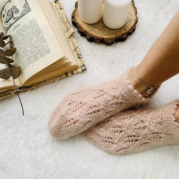 Lace slippers