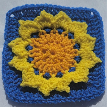 Sunflower Granny Square