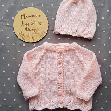 Annalisa Baby Cardigan Jacket and Hat