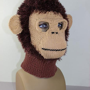 Toddler Child and Adult Monkey Mask Balaclava