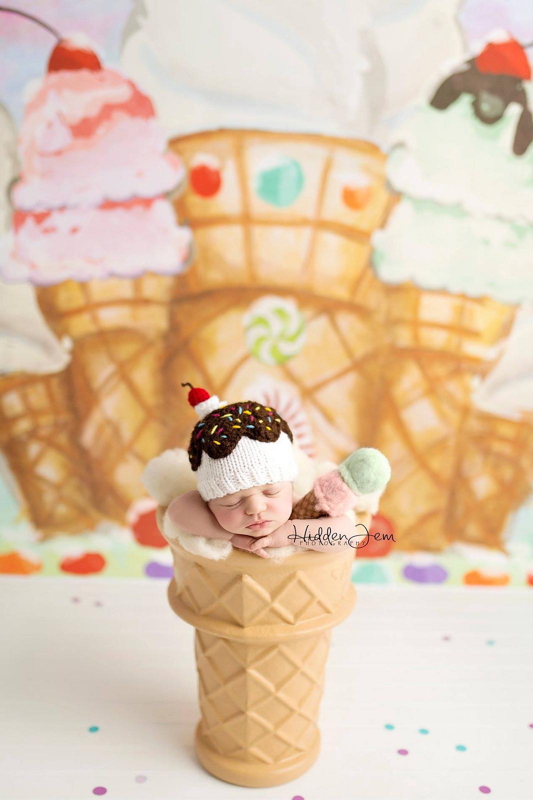 Ice Cream Beanie
