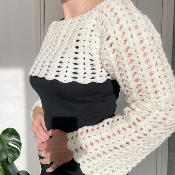 Sleeves Crop Top "Berber"