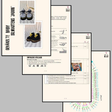 DIY Baby Schuhe Sneakers "Dr. Martens / Docs"