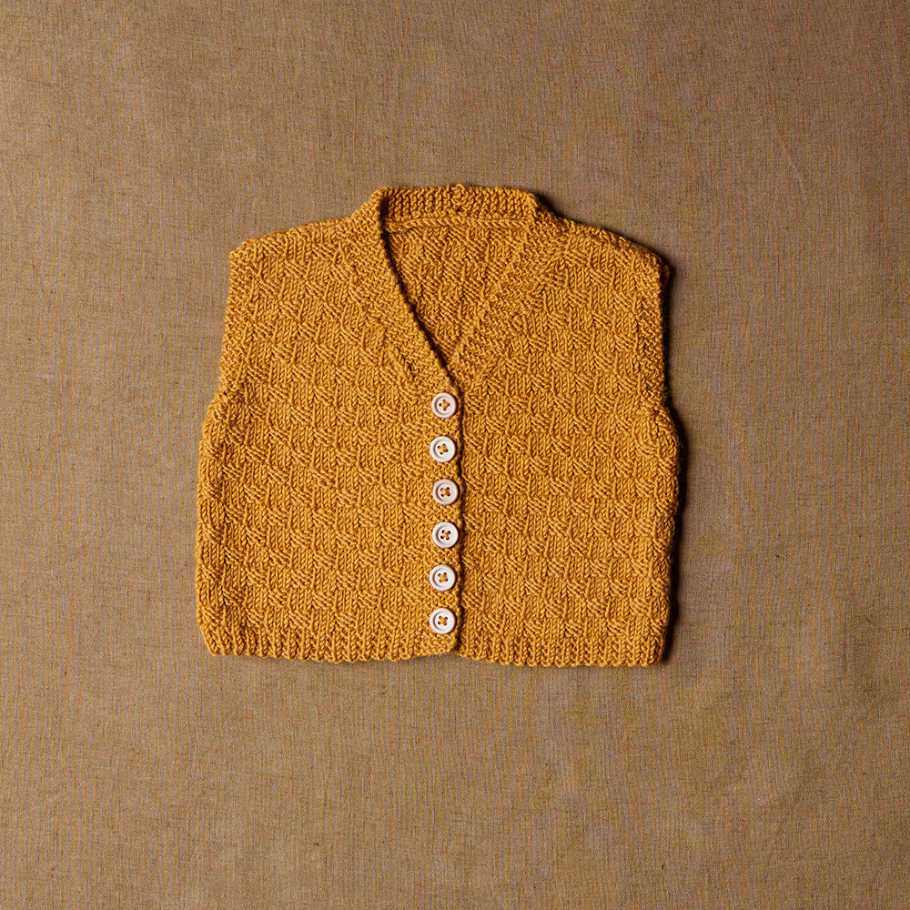 Super Simple Waistcoat - Free Knitting Pattern in Debbie Bliss Baby Cashmerino - Downloadable PDF