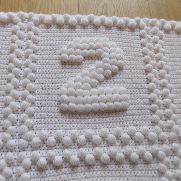 Numbers One Piece Baby Blanket