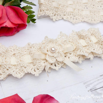 Wrapped in Lace Wedding Garter