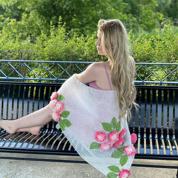 Garden of Roses Shawl