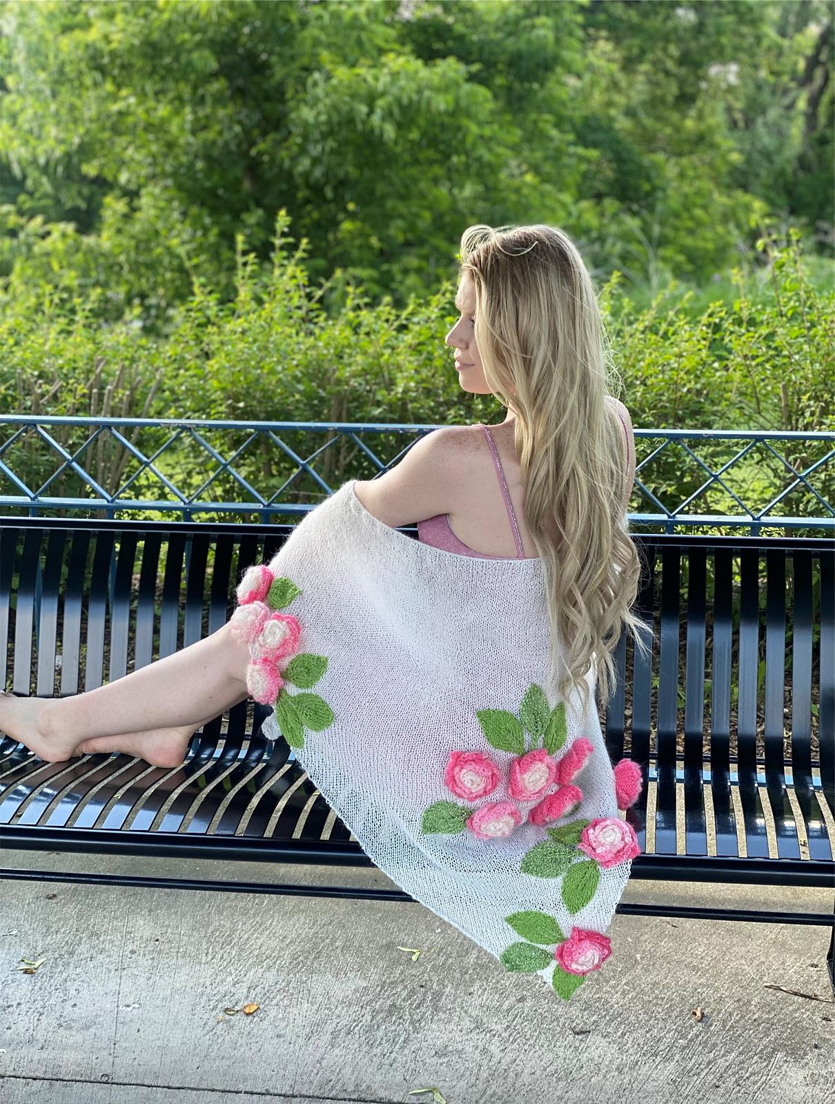 Garden of Roses Shawl