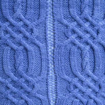 Sebago Cabled Shawl