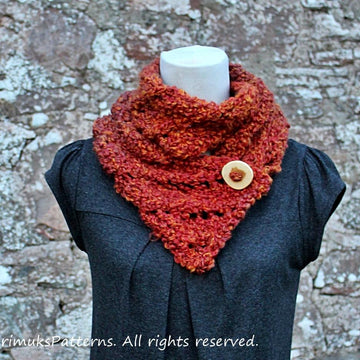 Wild Flame scarf