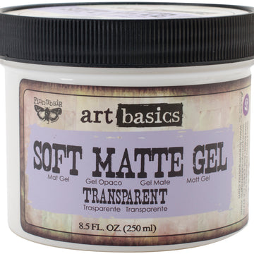 Prima Marketing Finnabair Art Basics Soft Matte Gel 8.5oz - Transparent