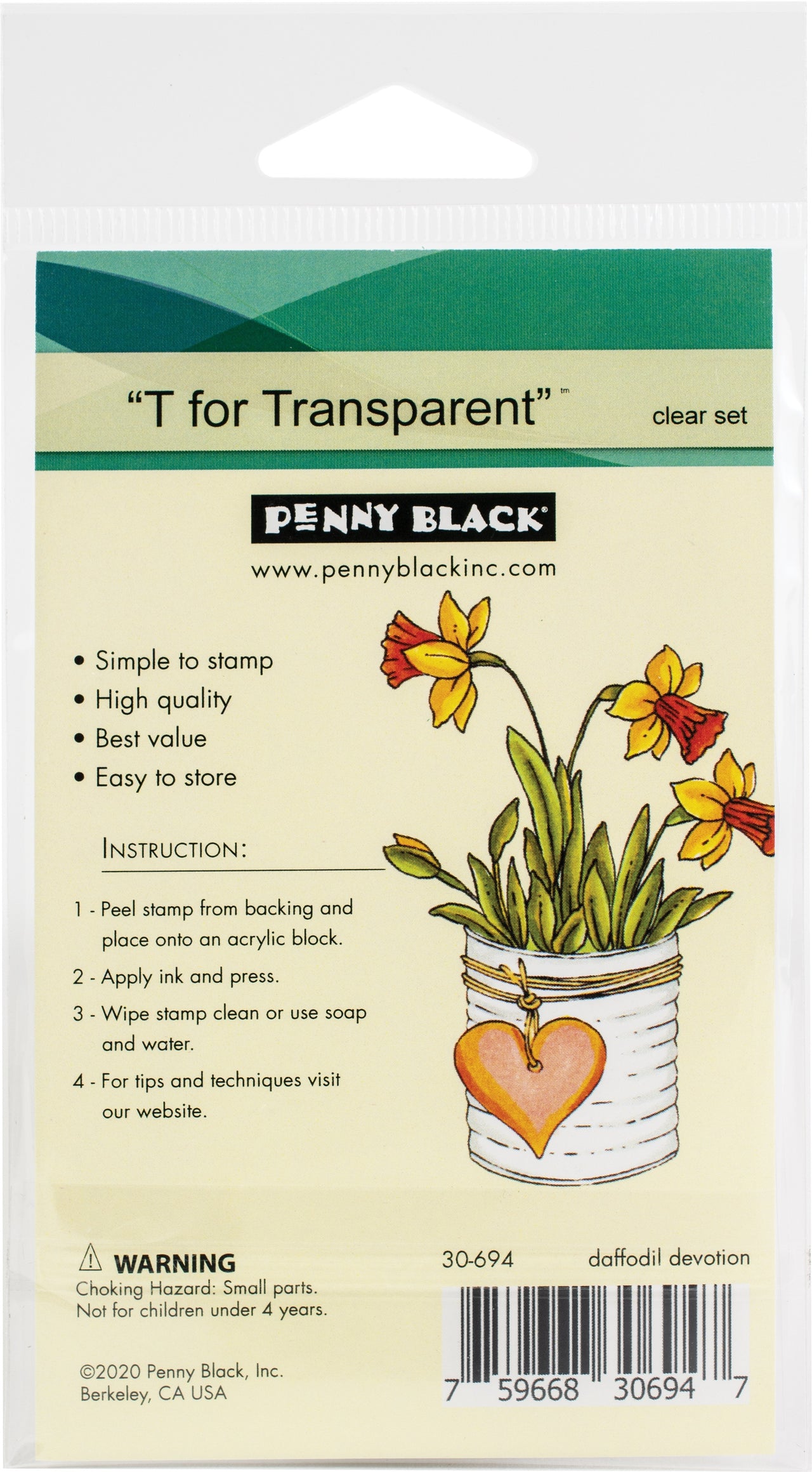 Penny Black Clear Stamps - Daffodil Devotion