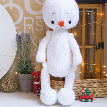 Knitting Snowman Toy Pattern