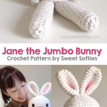 Jane the 21" Jumbo Bunny