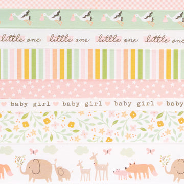 American Crafts Peek-A-Boo You Washi Tape 8/Pkg - Girl