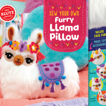 Klutz Sew Your Own Furry Llama Pillow Book Kit - 534820