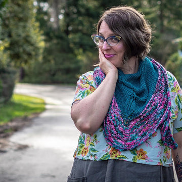 Leaf Line Shawl