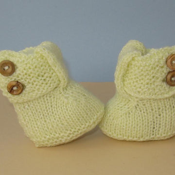 Easy Baby Big T Bar 2 Button Booties