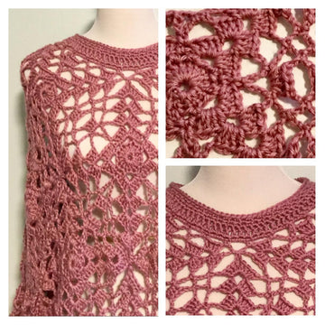 Convertible Lace Poncho Cape