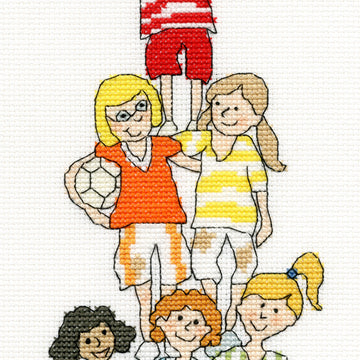 Bothy Threads We're The Champions! Cross Stitch Kit - 13 x 30cm