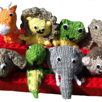 Dear Zoo style finger puppets