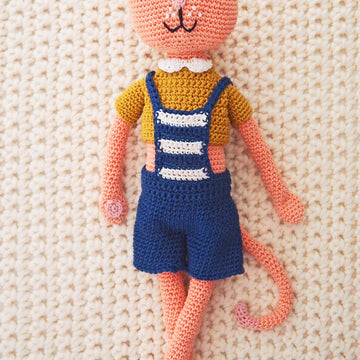 Cat amigurumi doll
