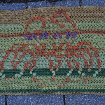 Hanafuda Temperature Blanket