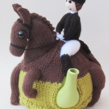 Dressage Horse and Rider Tea Cosy